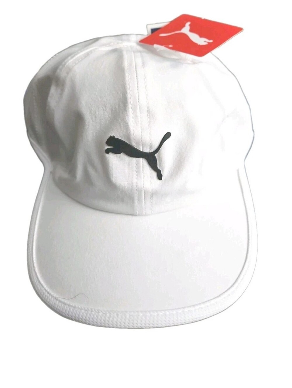 Puma Unisex Baseball Cap White Trim  Adjustable Fit  Sports
